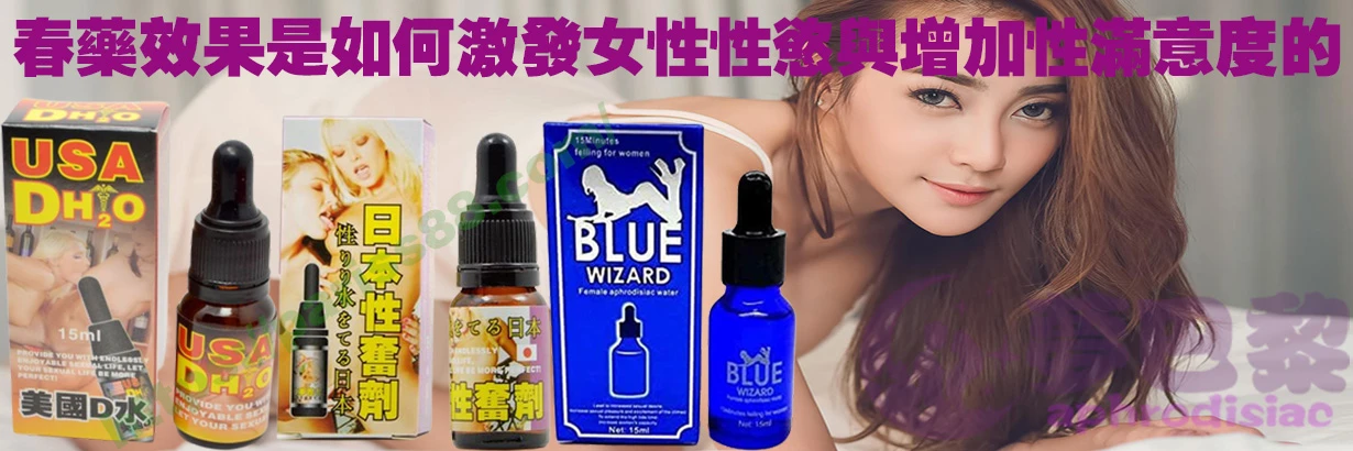 春藥效果與女性性慾提升相關圖示