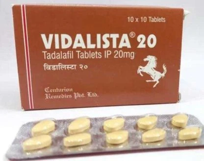 印度犀利士Vidalista治療勃起功能障礙陽痿|藥效長達36小時20mg/10顆